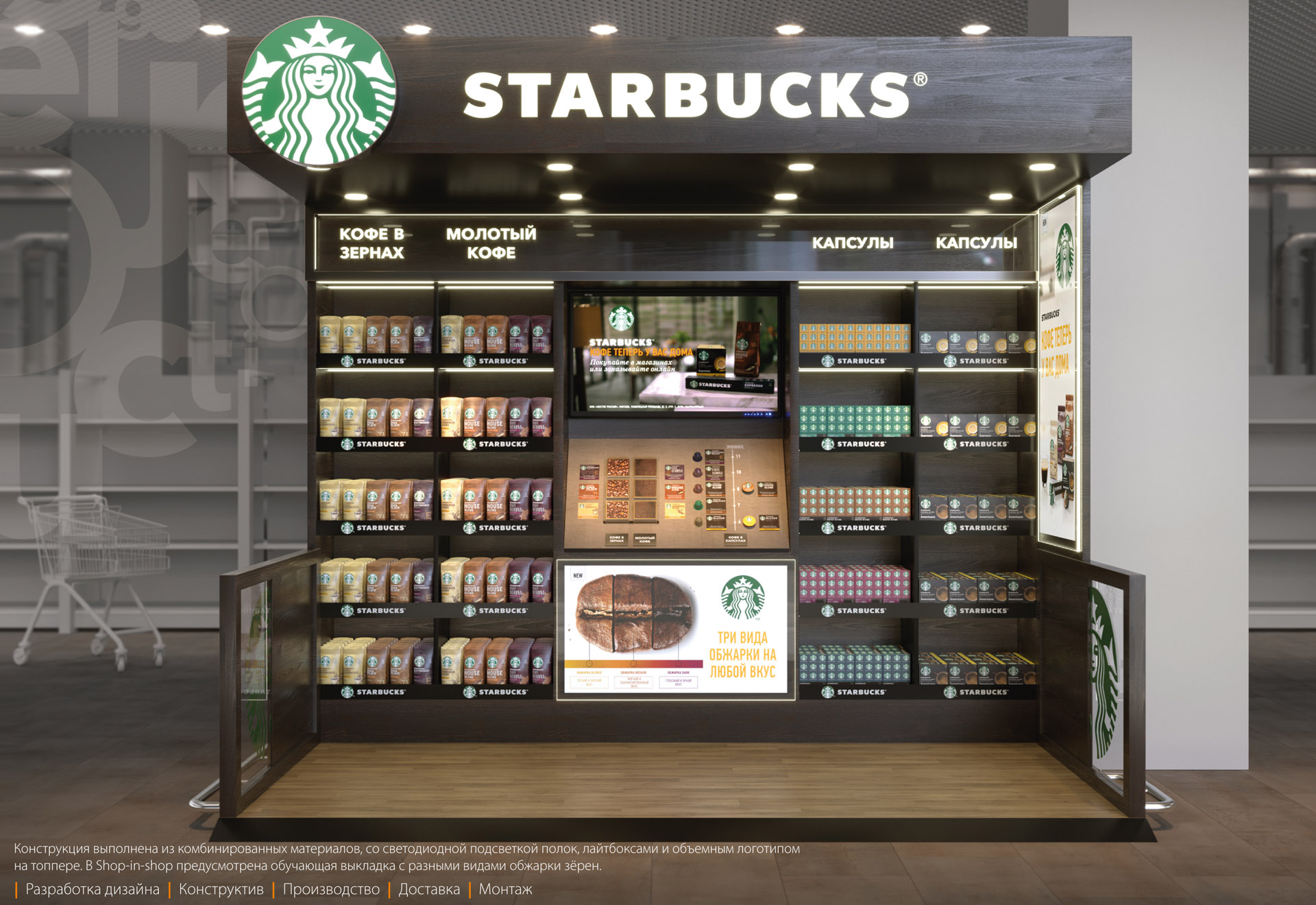 Shop in Shop Starbucks